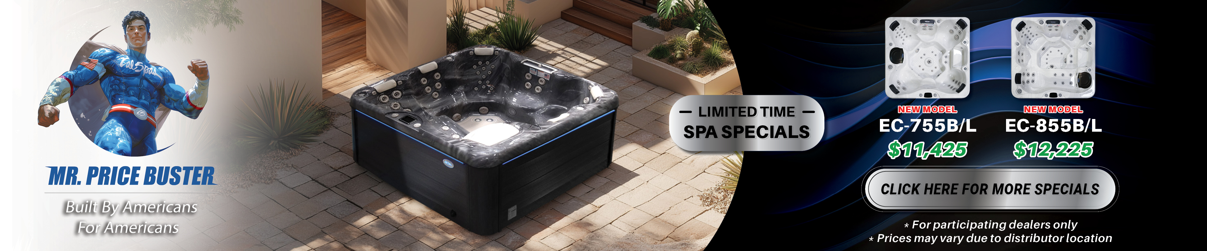 Calspas hot tub being used in a family setting - Ofallon